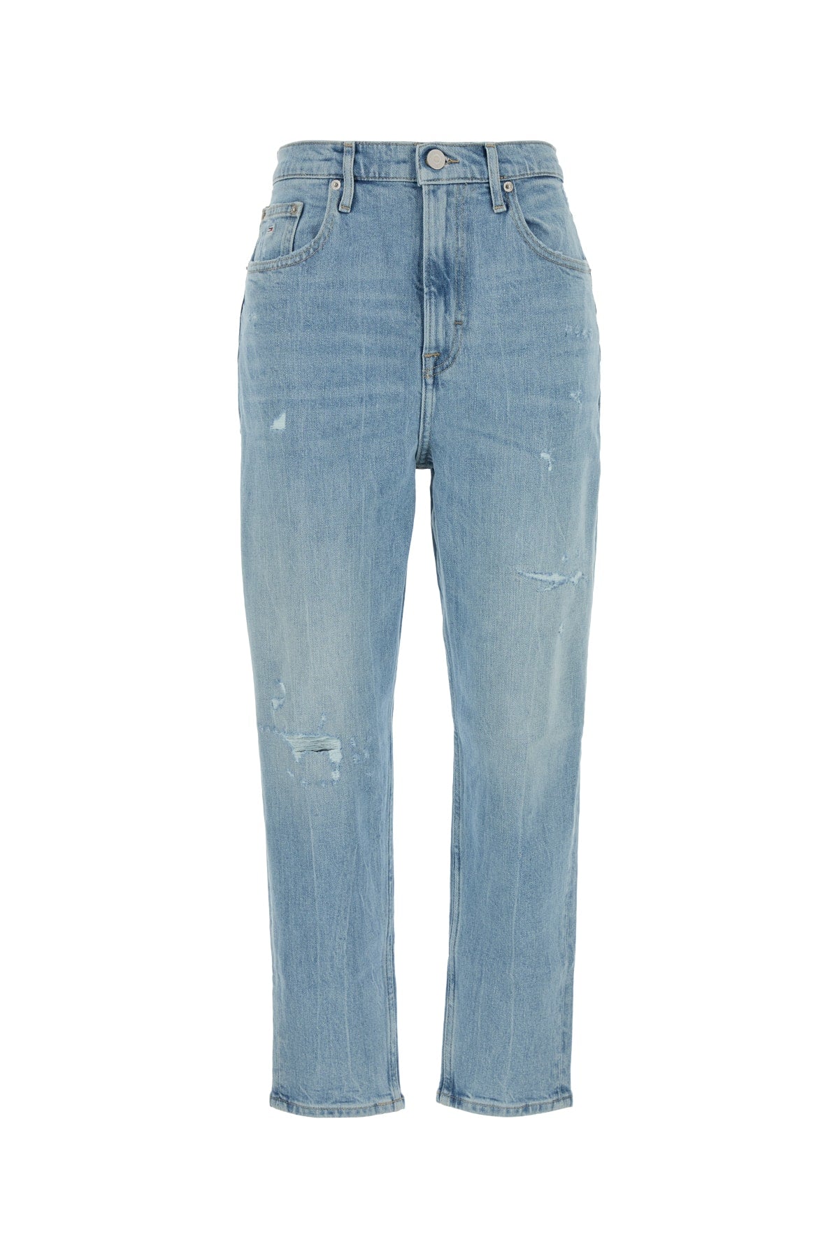 Distressed Denim Jeans — Blue