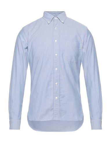 Man Shirt Blue Size M Cotton