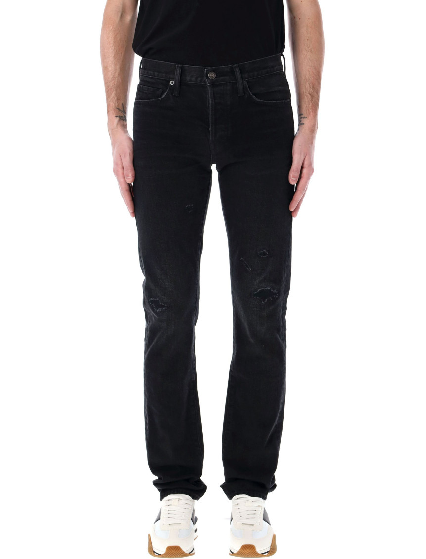 Rid And Repaired Denim Pants