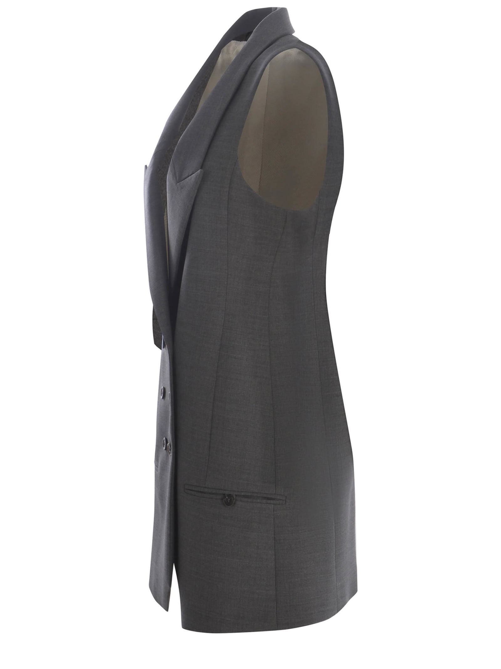 Dress Philosophy Made Of Fresh Stretch Wool