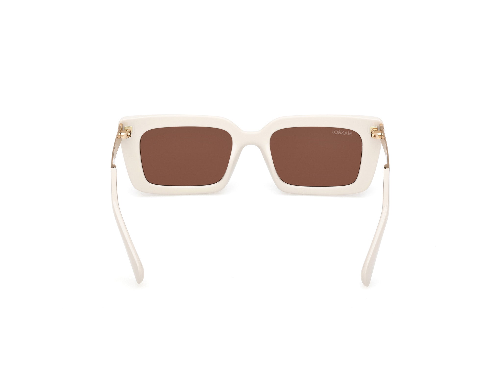 MAX&Co Mujer MAX&Co MO0143 25E Gafas de sol Inyectado Marfil Marrón Cuadrada Norma