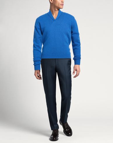 Man Sweater Azure Size L Wool