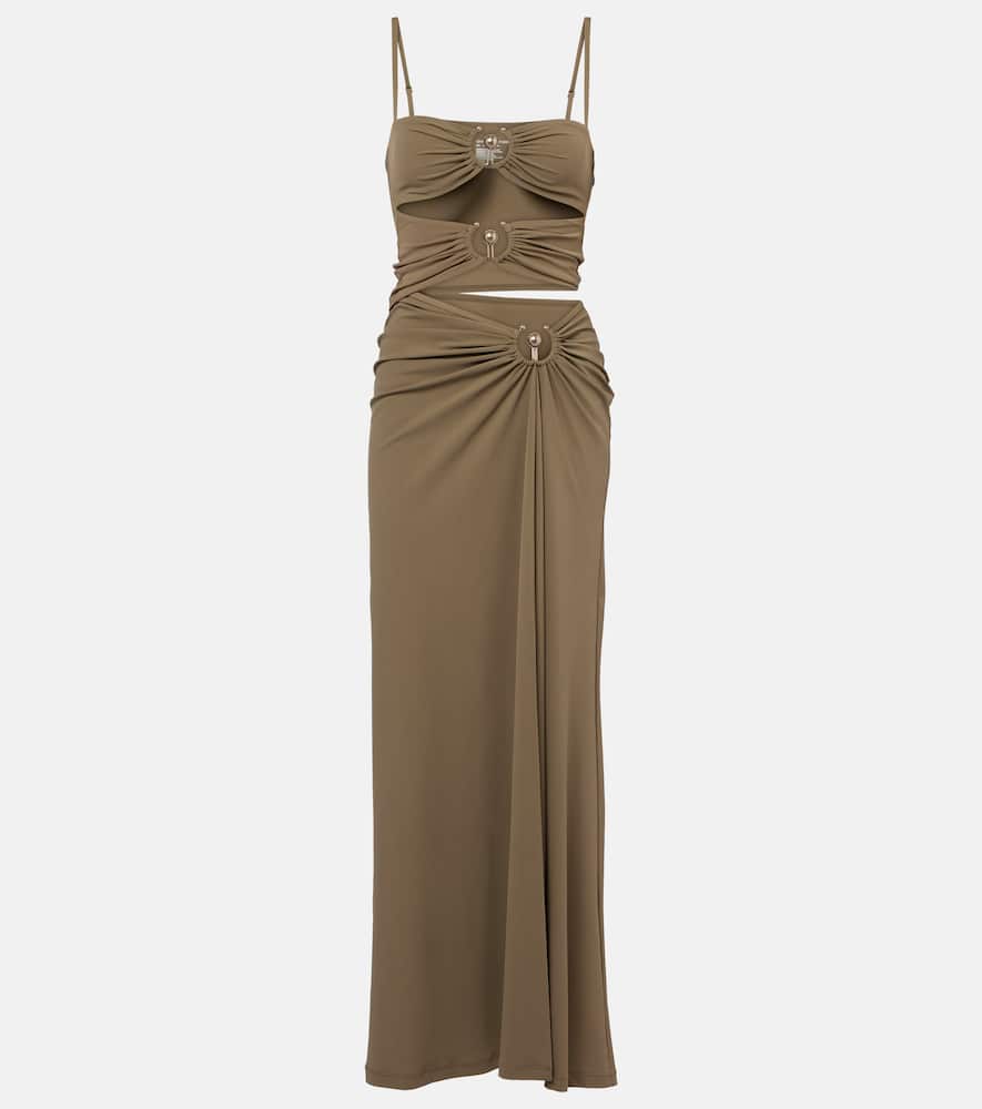 Christopher Esber Orbit ruched maxi dress
