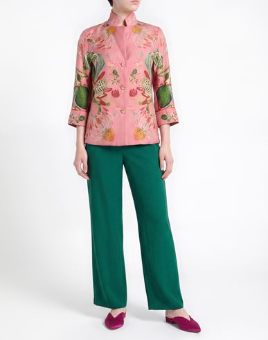 Woman Shirt Antique rose Size L Silk