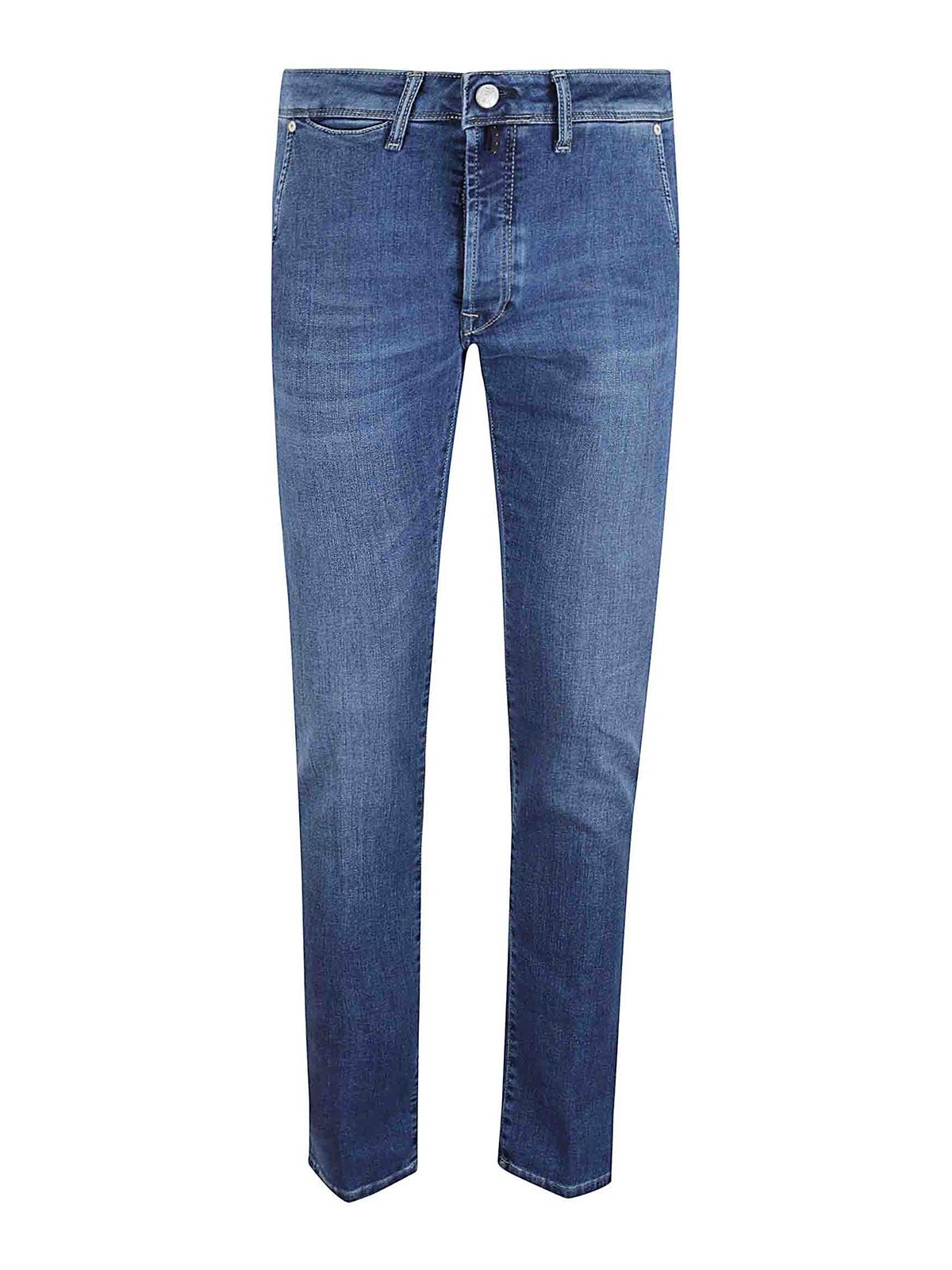 Pantalone In Cotone Denim Stretch