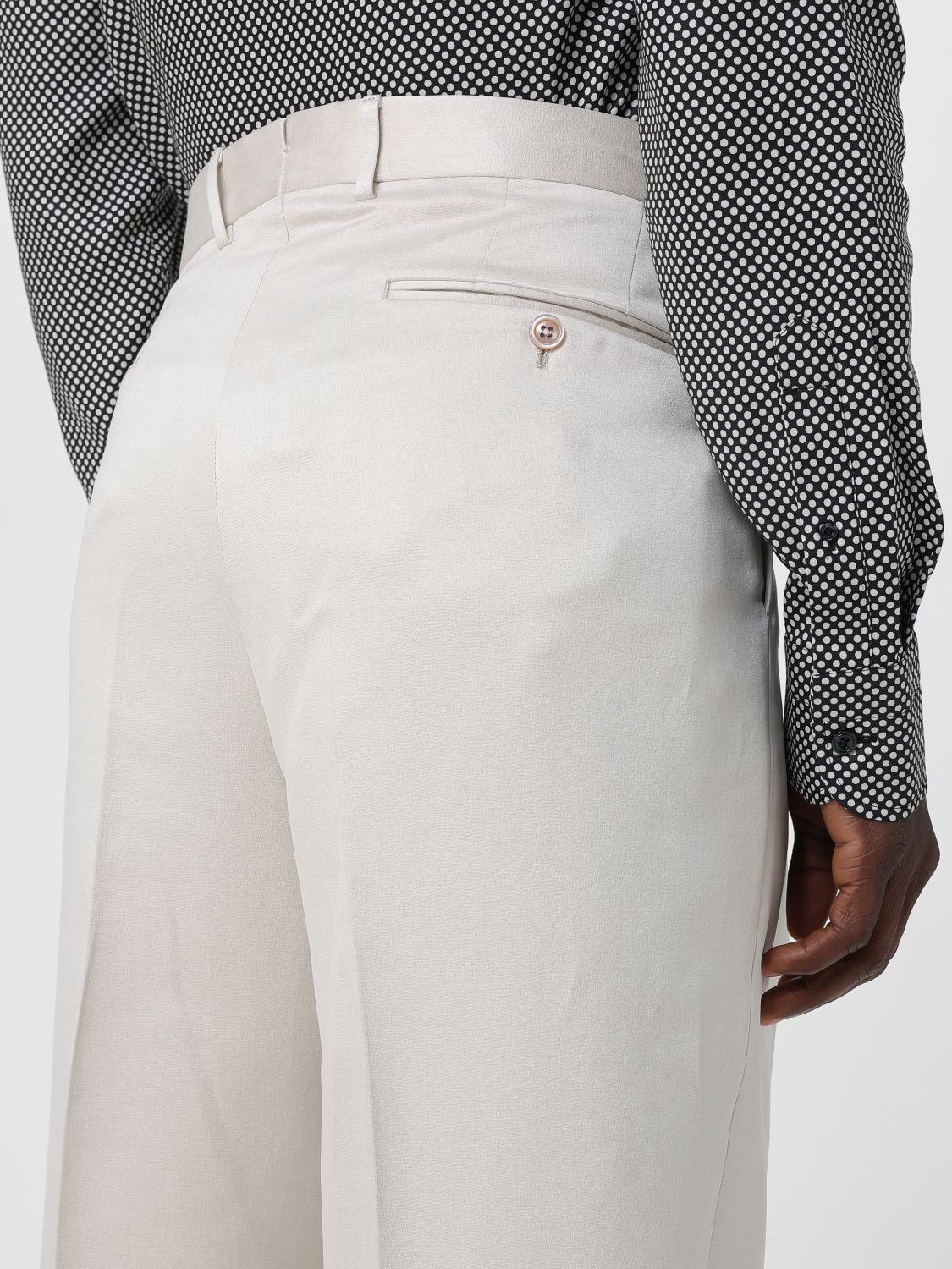 Pants Men color Beige