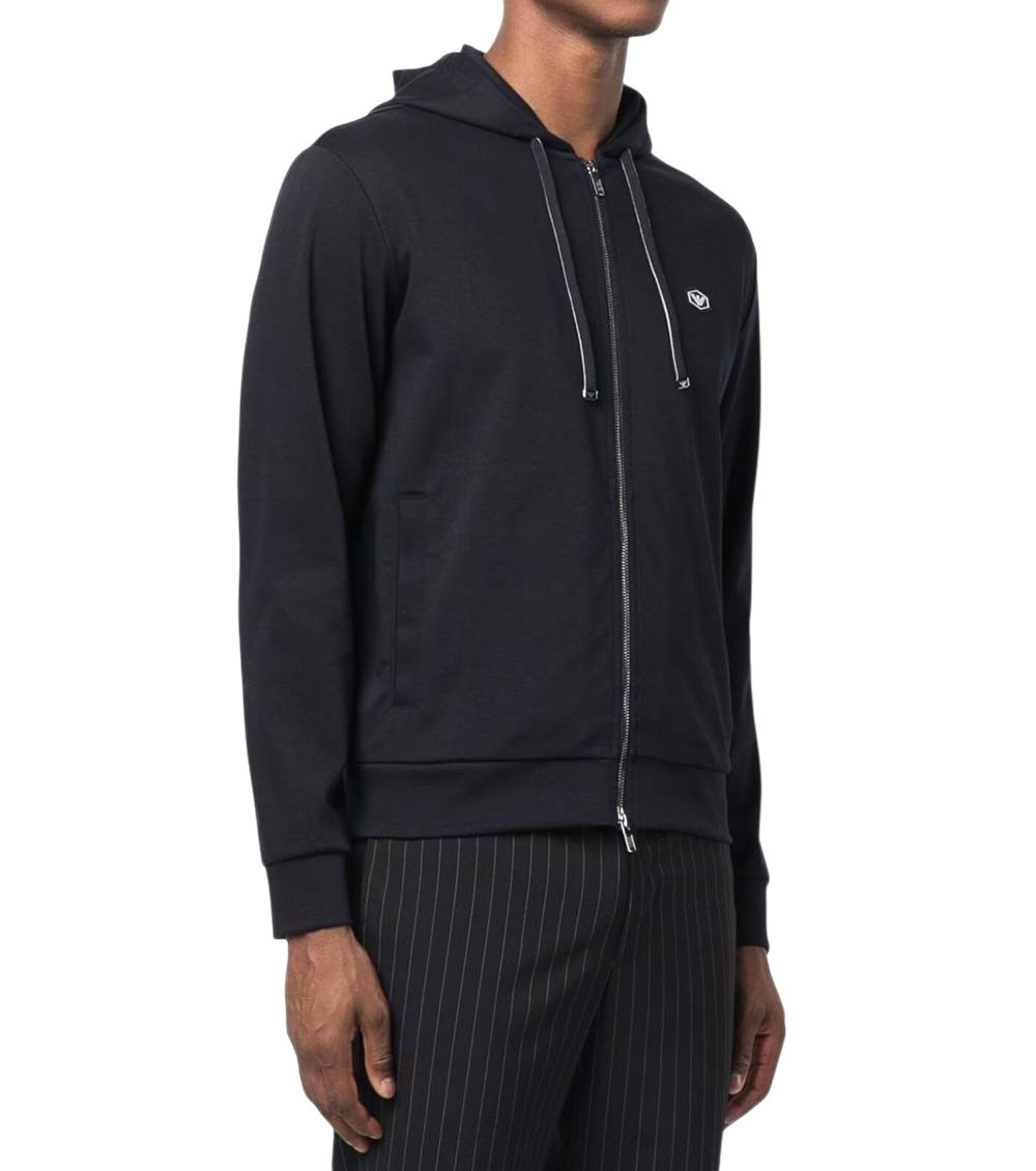 Navy Blue Hood Sweatshirt
