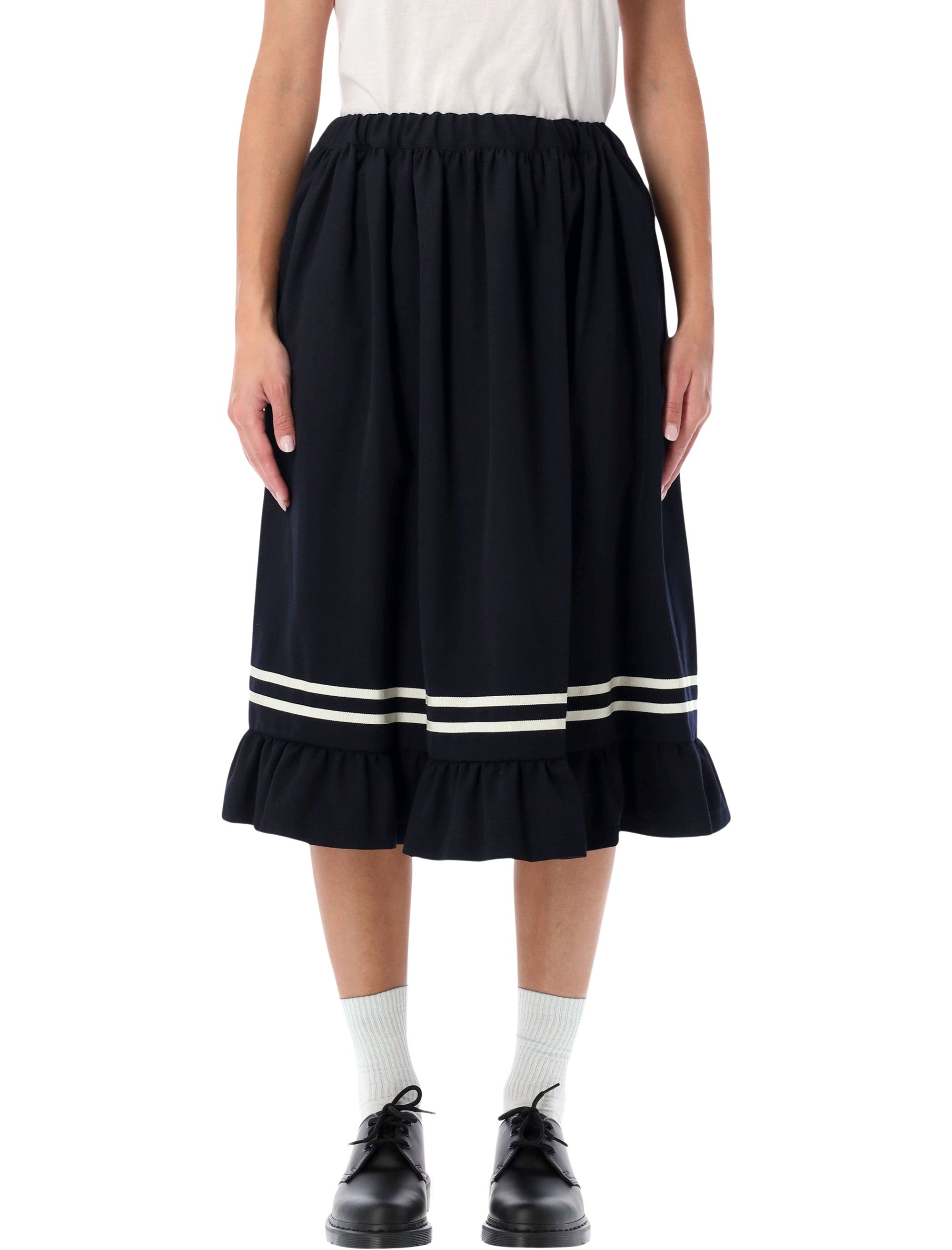 Wool Midi Skirt