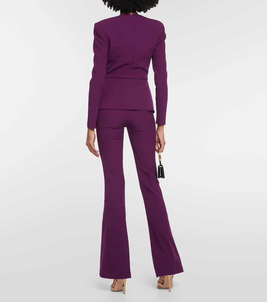 Cutout crêpe top
