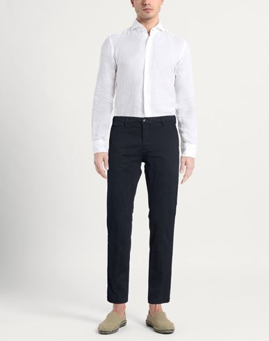 Man Pants Midnight blue Size 36 Cotton, Elastane