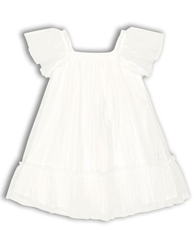 Kid Girl Kids' dress White Size 10 Cotton, Elastane