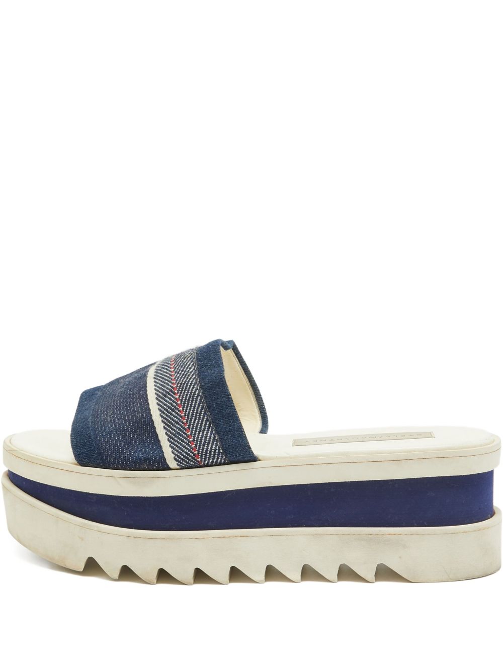 60mm denim sandals - Blue