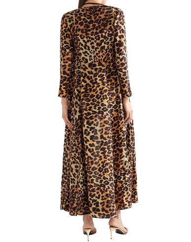 Woman Overcoat & Trench Coat Brown Size S/M Silk