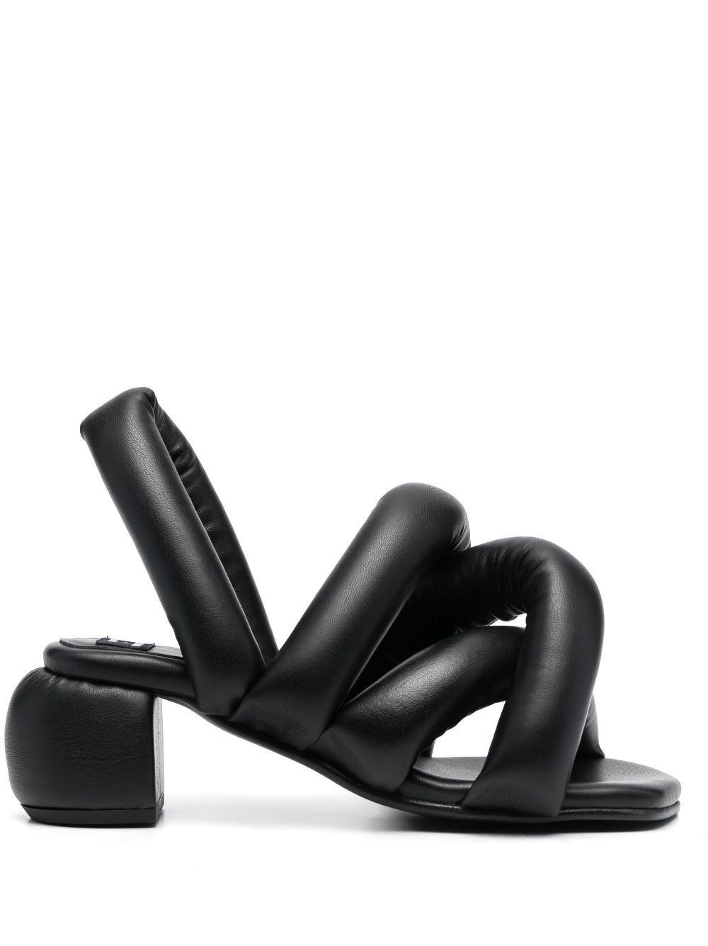 X Henrik Vibskov sausage heel sandals - Black