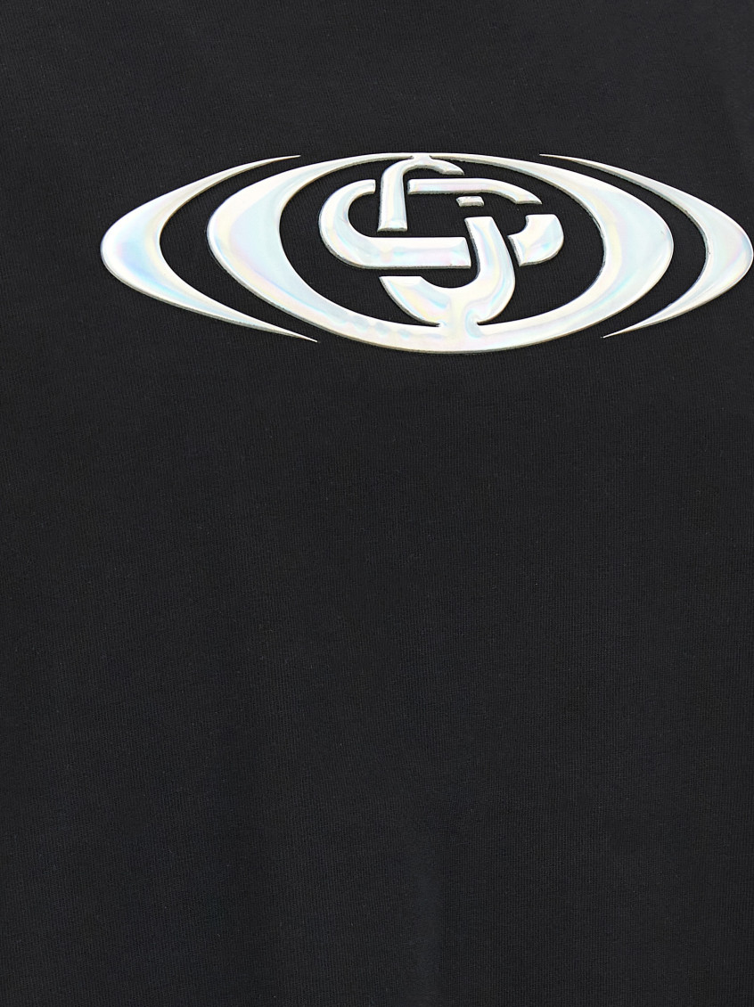 Warped Logo T-Shirt Black