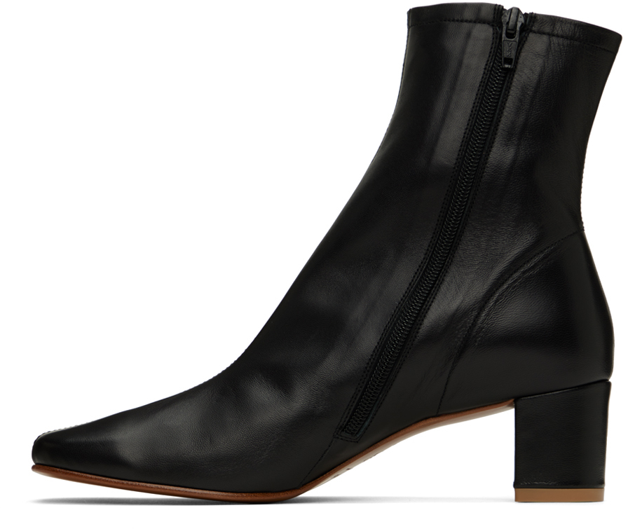 Black Sofia ankle boots