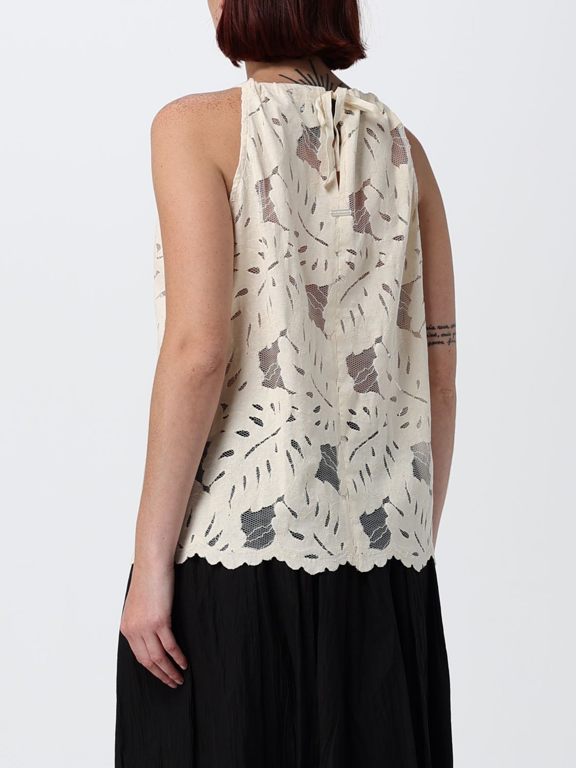 Top Woman color Ivory