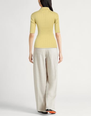 Fabiana Filippi Woman Sweater Yellow Size 4 Silk, Cotton