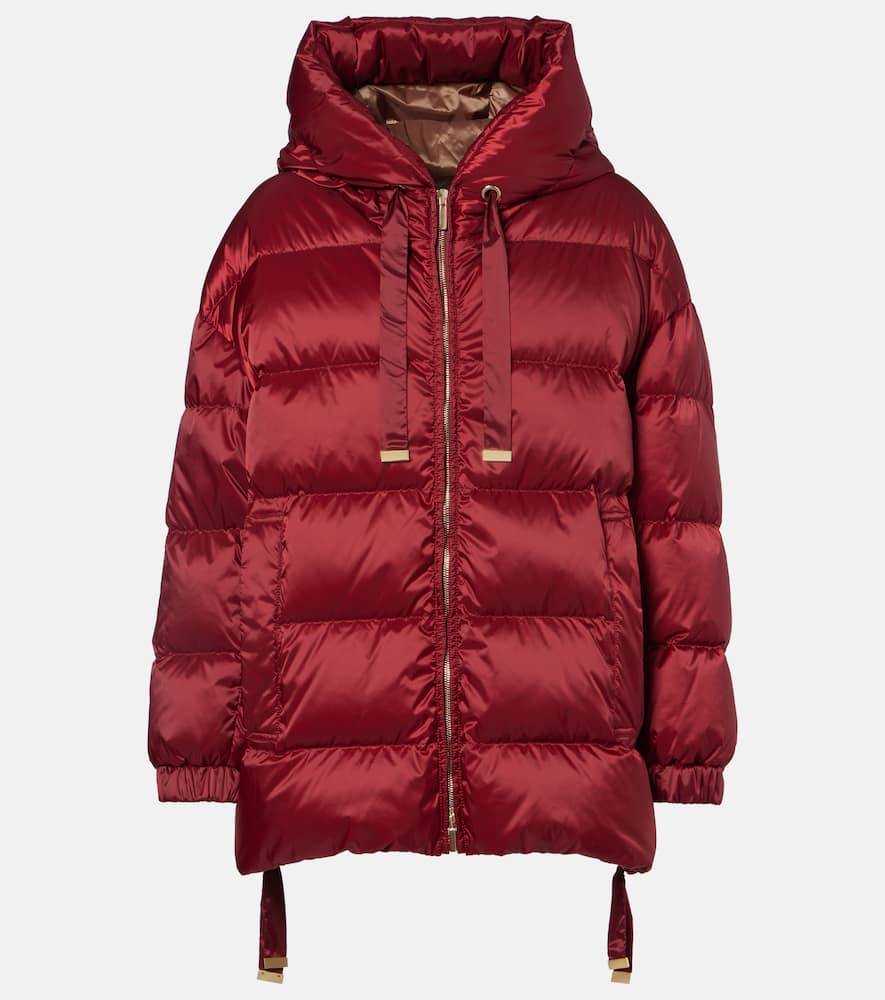 Felice hooded taffeta down jacket