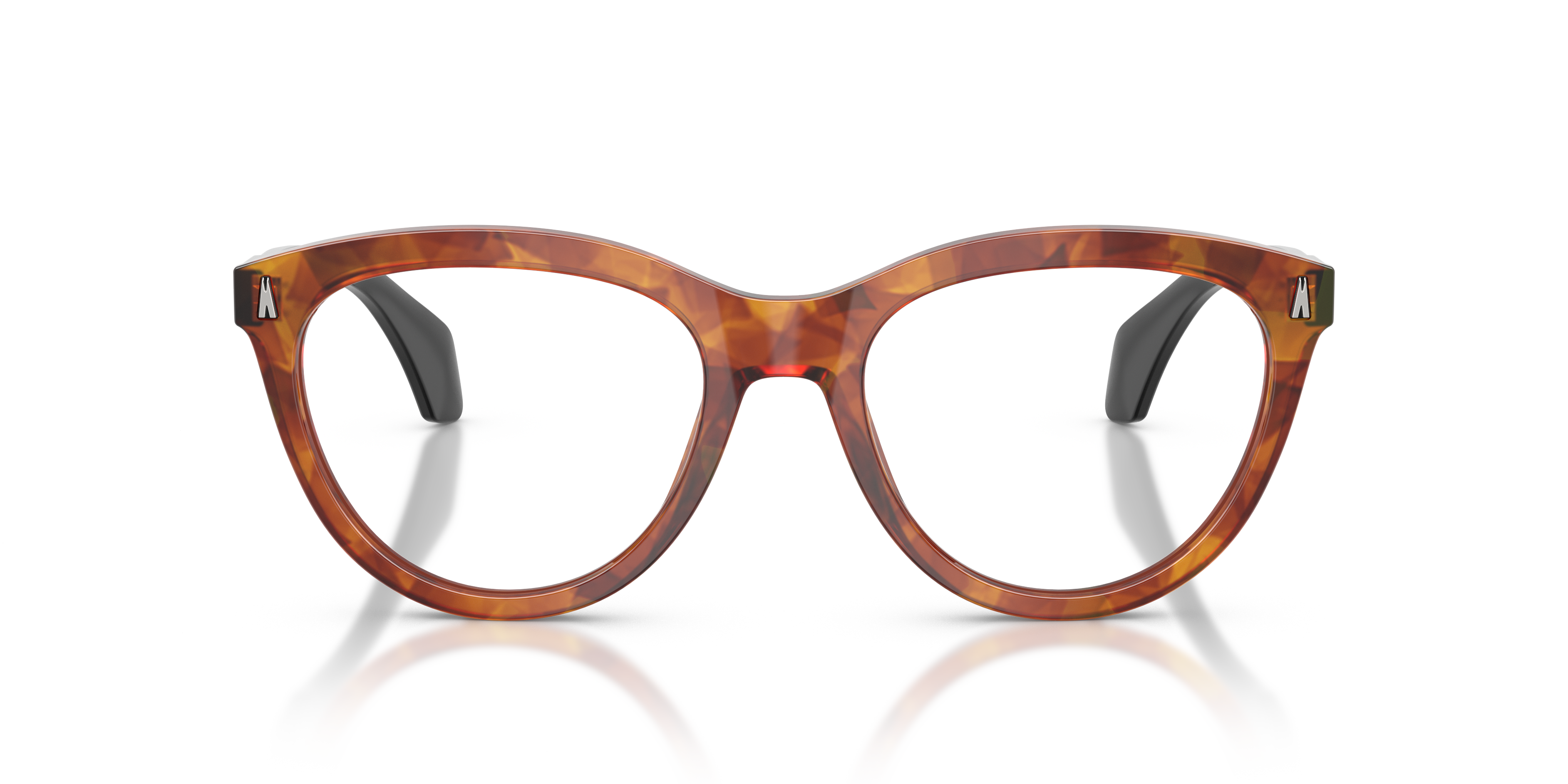 Moncler Vrouw Moncler ME2026 3004 Optische monturen Acetaat Schildpad Transparant Rotonde Normaa