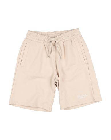 Kid Girl Shorts & Bermuda Shorts Beige Size 12 Cotton, Polyester