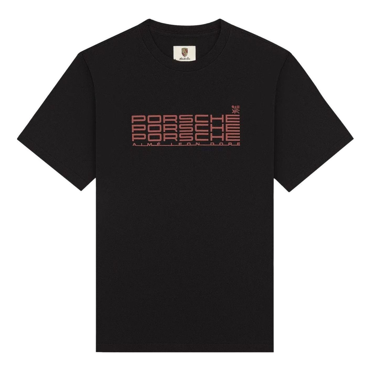 X Porsche Racing T-Shirt 'Jet Black'