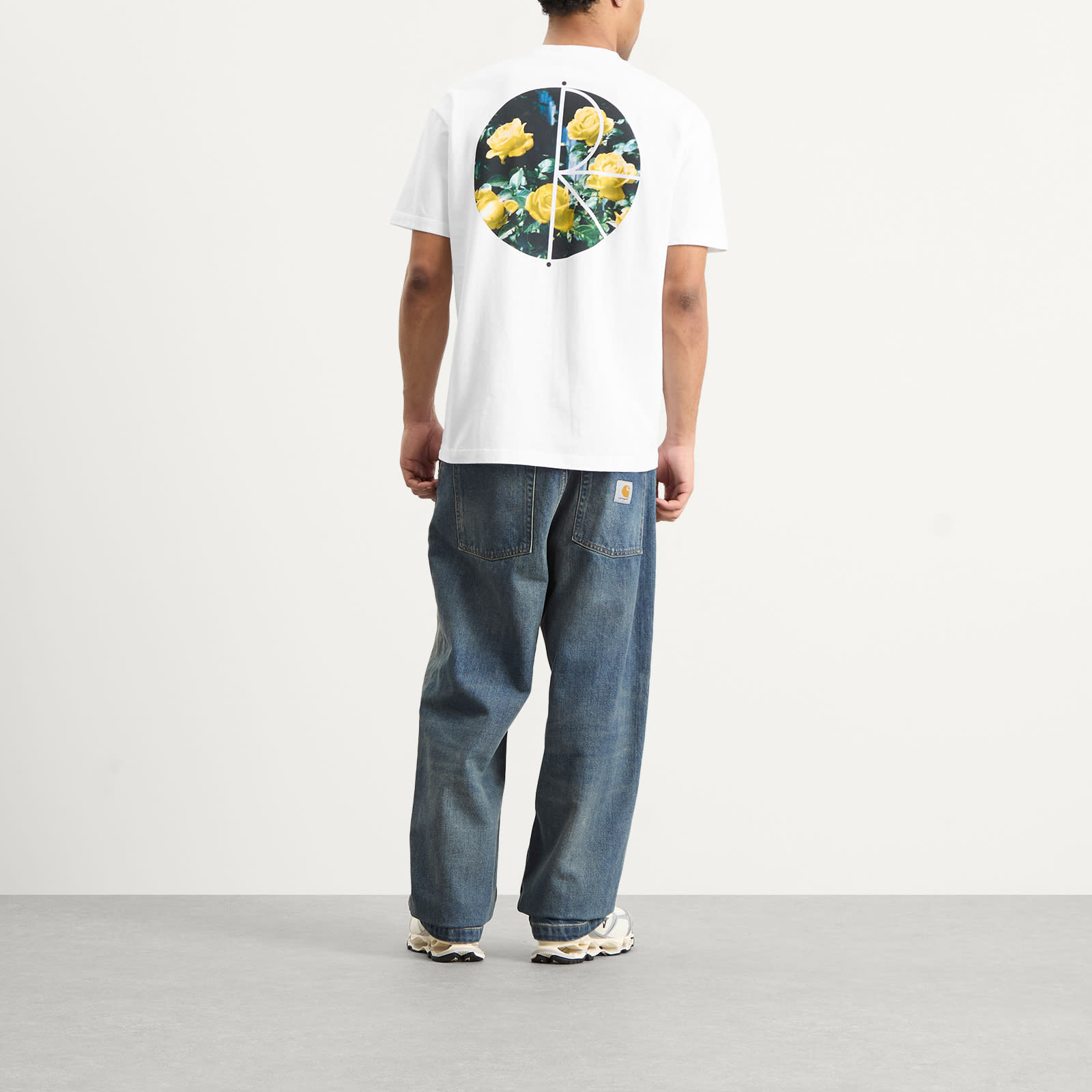 Men's Martas Roses Fill Logo T-Shirt White