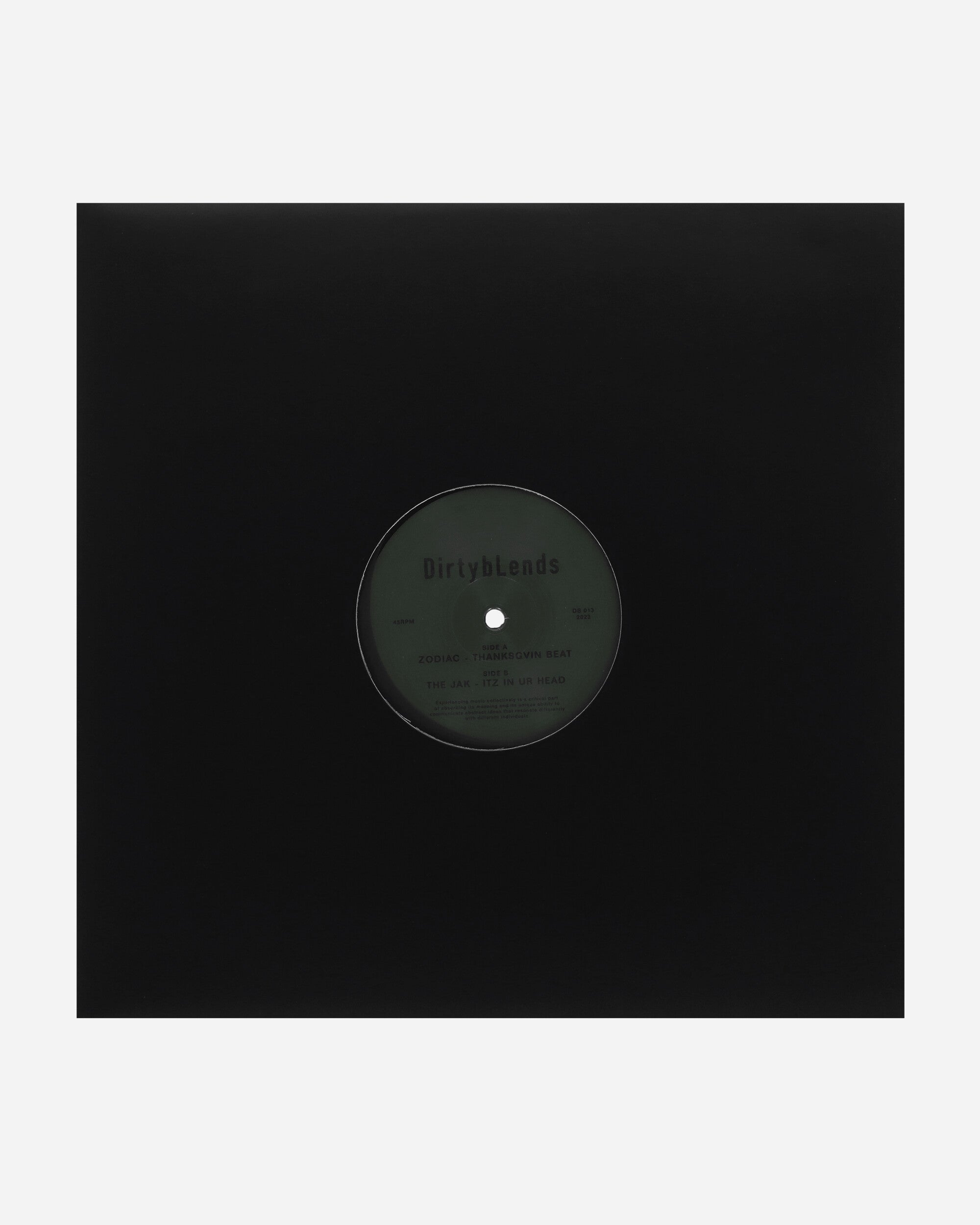 Thanksgivin Beat / Itz In Ur Head Vinyl