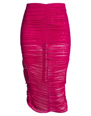 Woman Midi skirt Magenta Size 2 Polyamide, Elastane
