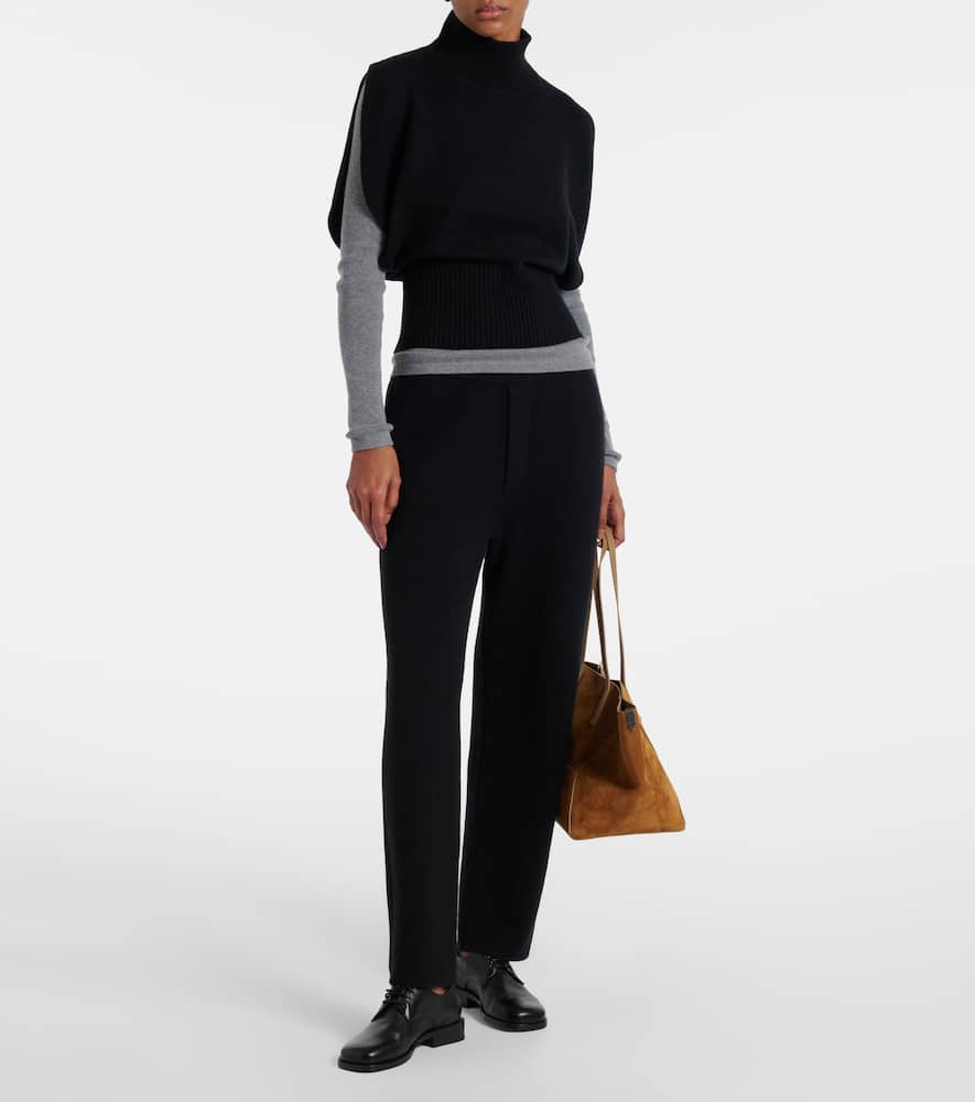 Sonya cashmere straight pants