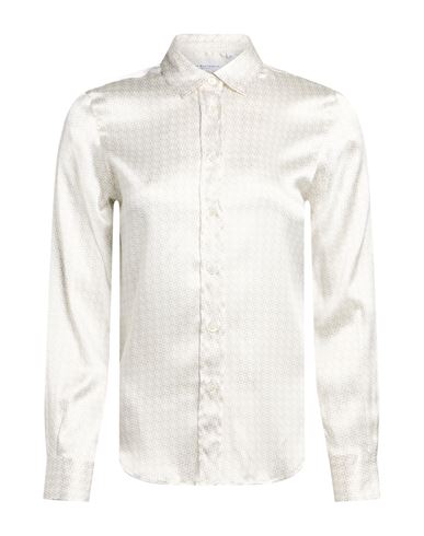 Woman Shirt Off white Size 6 Silk, Elastane