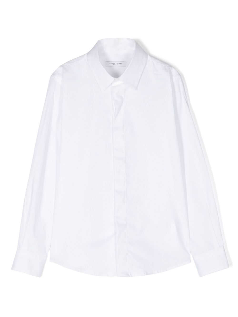 Embroidered-motif shirt - White
