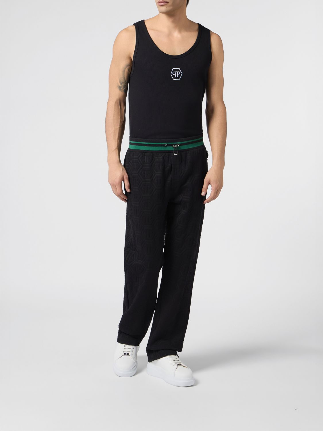 Pants Men color Black