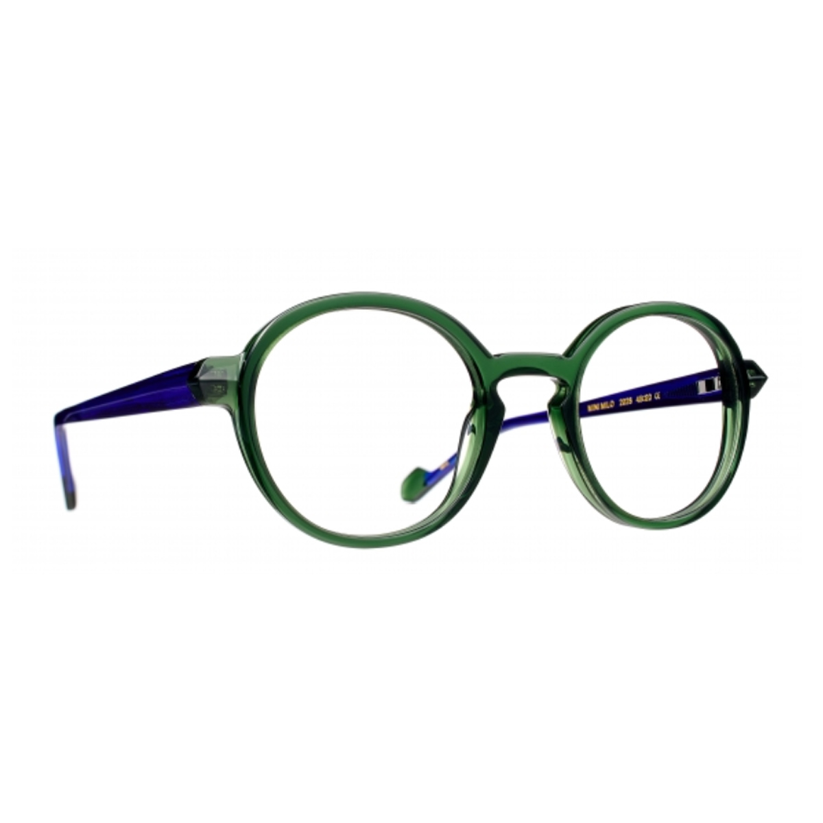 Tete À Lunettes by Mini Milo Junior 2028 Green Blu Verde Acetate Occhiali Da Vista - Kids