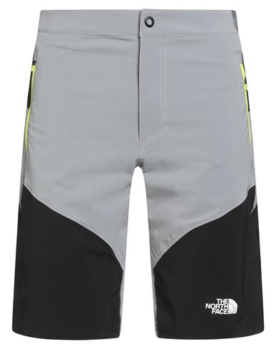 Man Shorts & Bermuda Shorts Grey Size 38 Polyester, Elastane