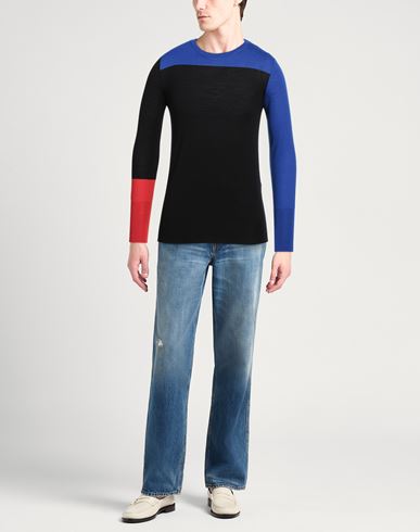 Ferragamo Man Sweater Bright blue Size L Virgin Wool