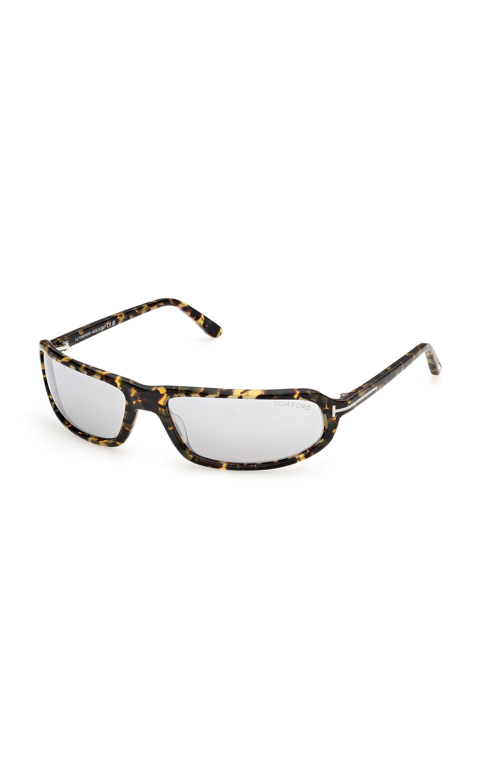 Addison Wrap-Frame Acetate Sunglasses - Moda Operandi