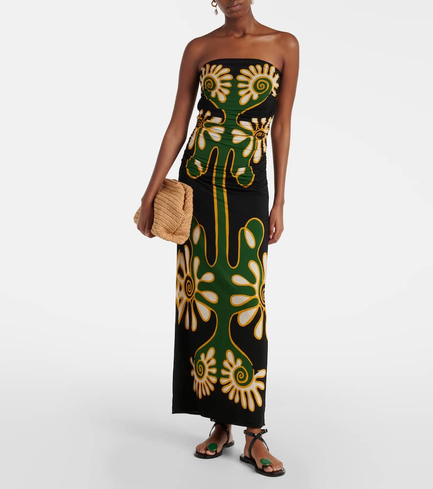 Daphne printed jersey maxi dress
