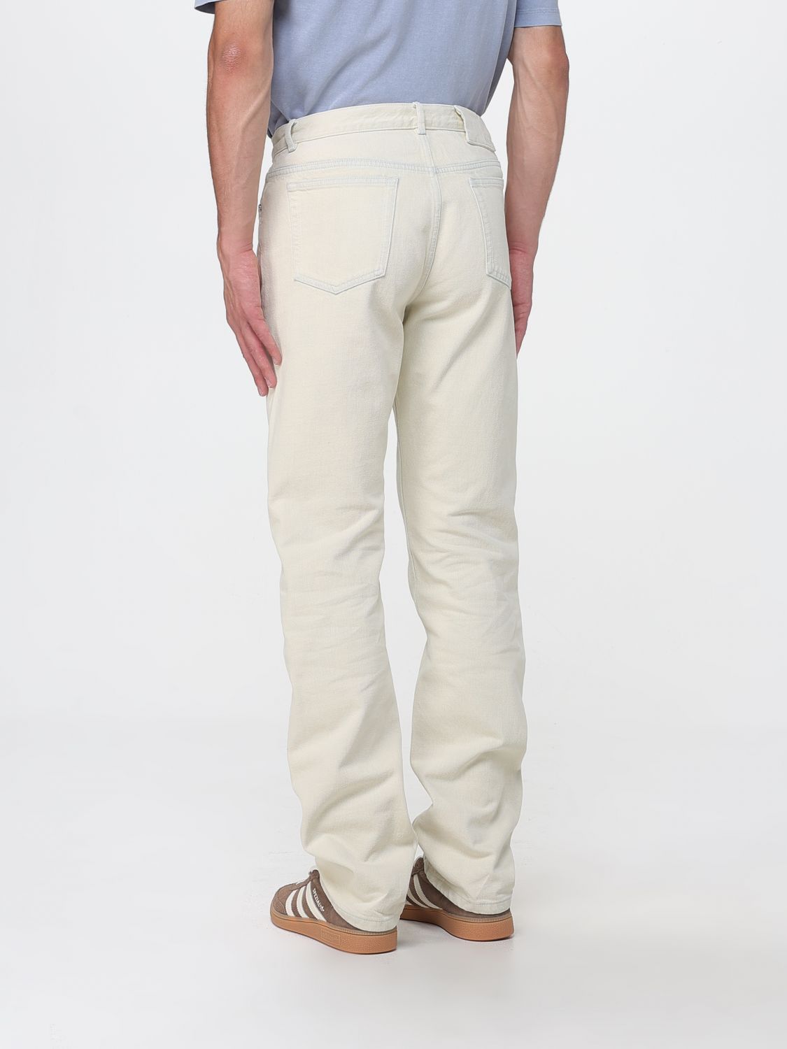 A. P.C. Pants Men color White