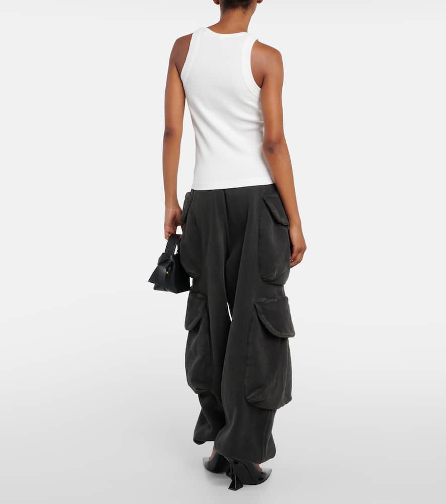Safety Slider cotton-blend tank top