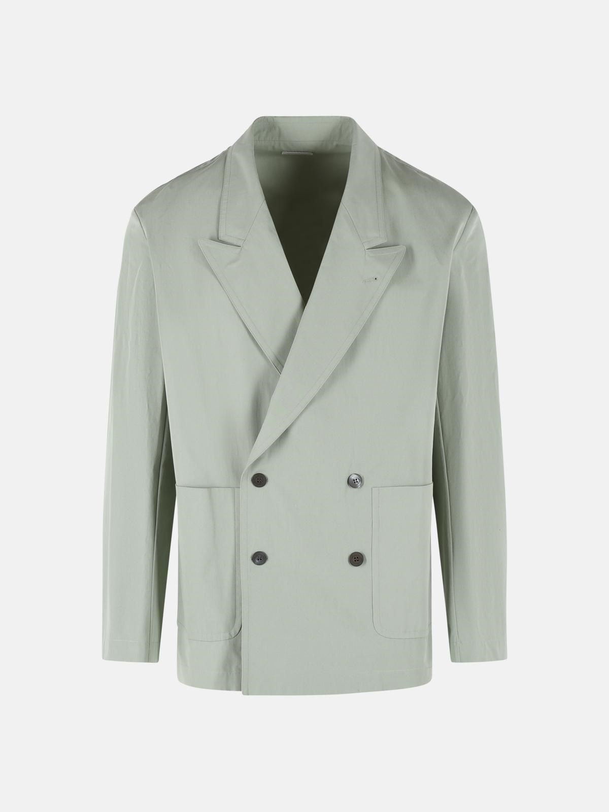 'Caplans' Green Cotton Blazer
