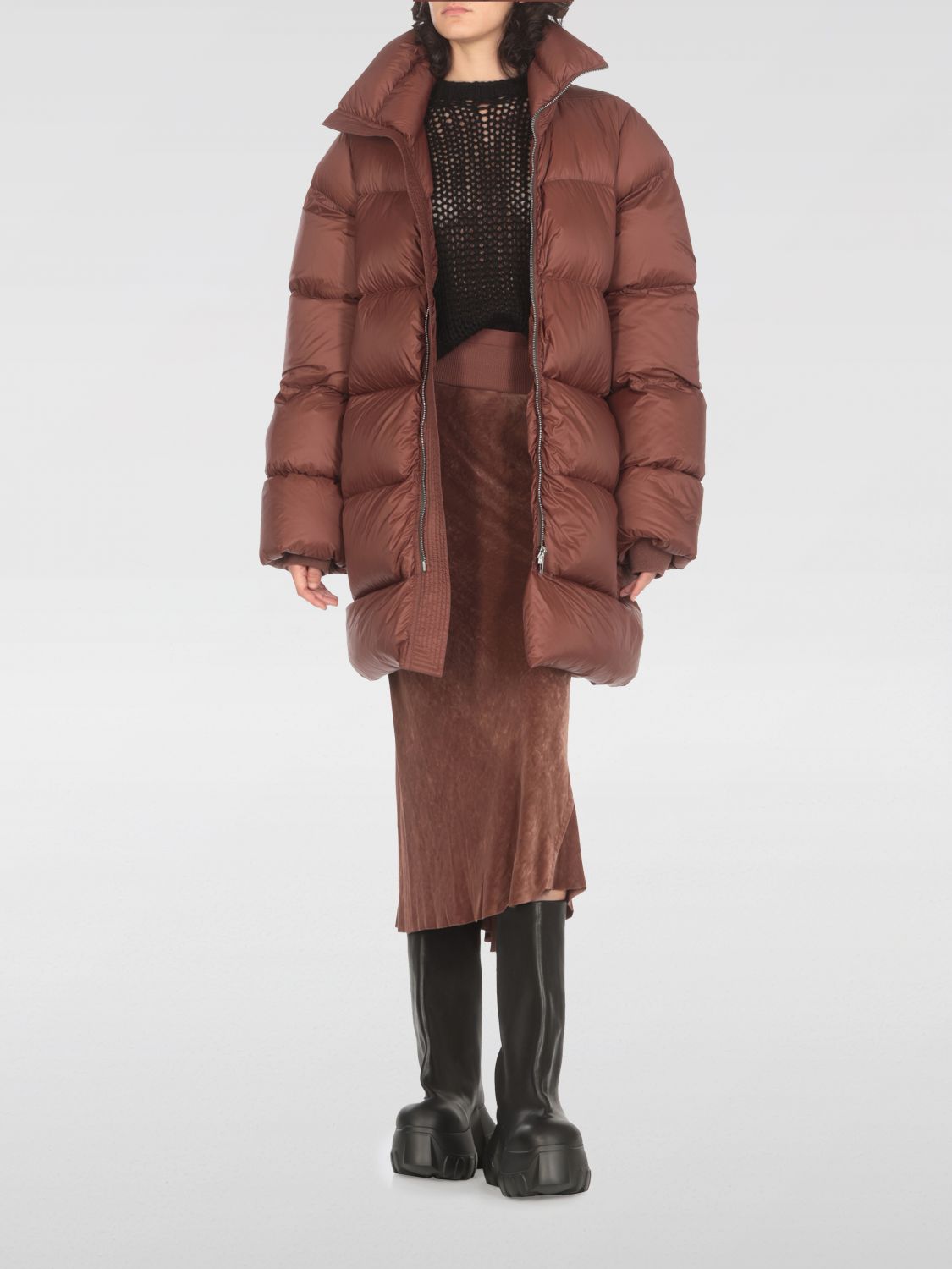 Turtle down coat - Black