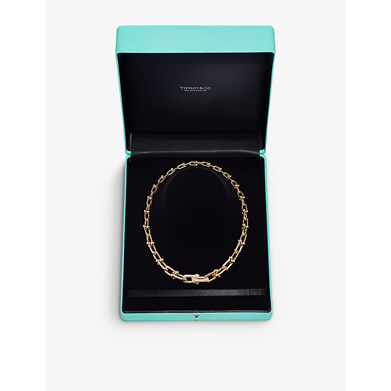 Womens Tiffany Hardwear 18ct Yellow-Gold and 3.19ct Diamond Necklace