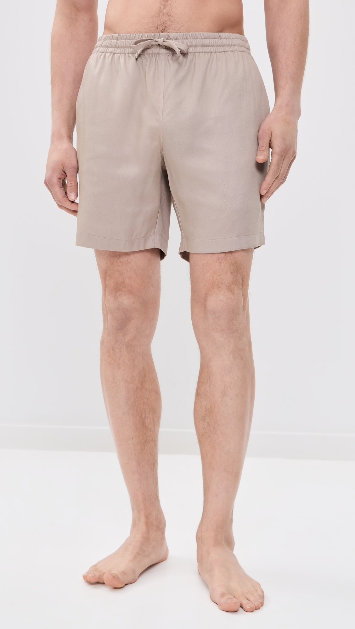 Lyocell Beach Shorts Stone