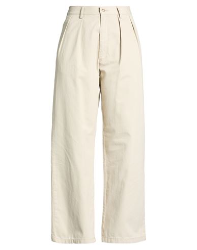 Woman Pants Light grey Size 29 Cotton