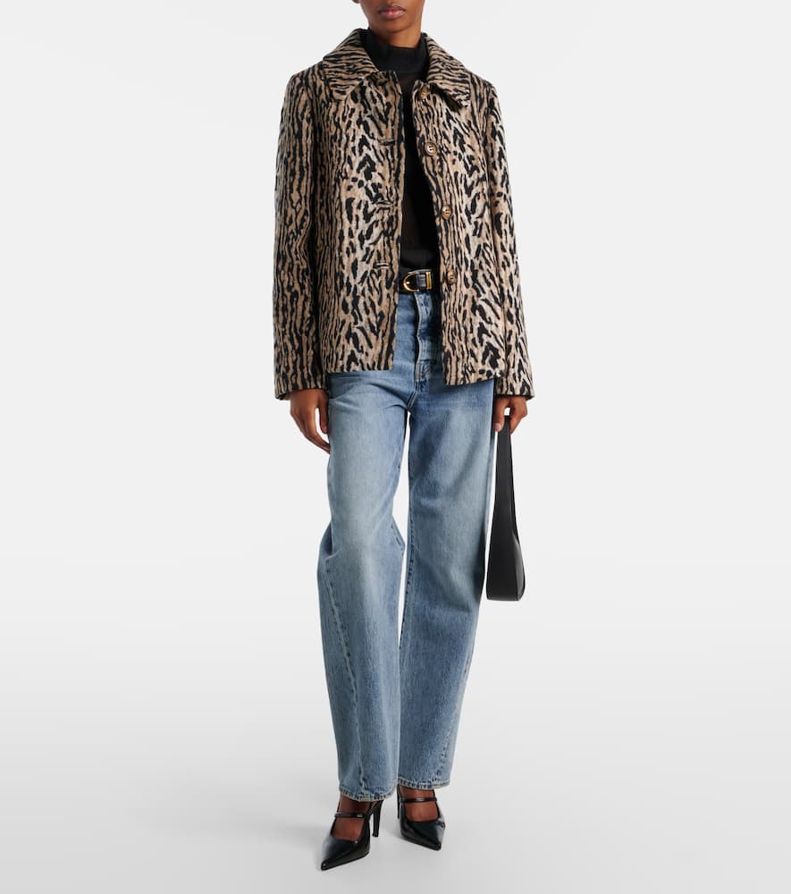 Leila leopard-print jacket