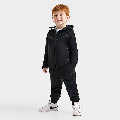 Kids Toddler Tech Fleece Full-Zip Set in Black