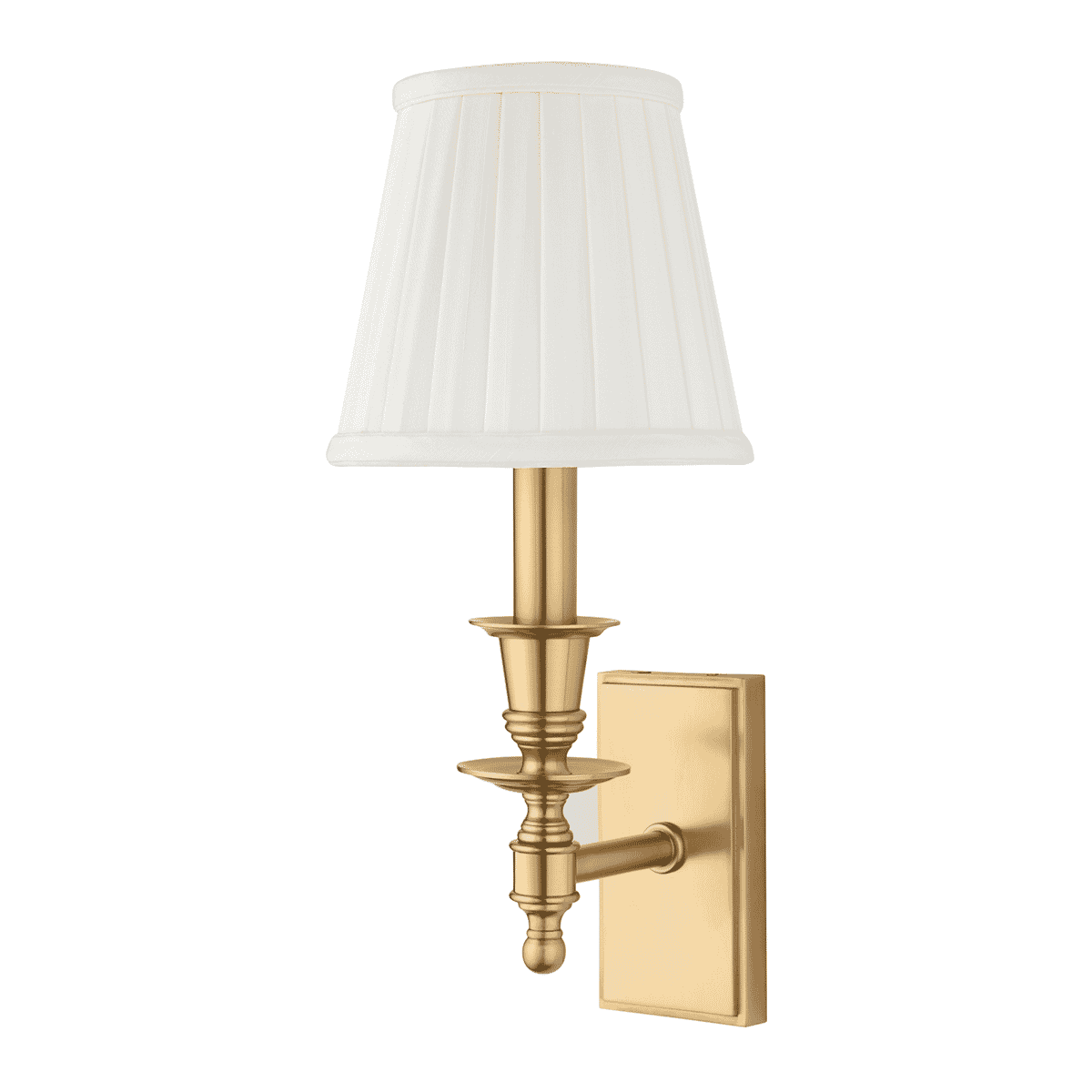 Ludlow 13" Wall Sconce in Aged Bra