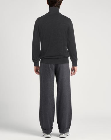Alpha Studio Man Turtleneck Charcoal Size 44 Merino Wool