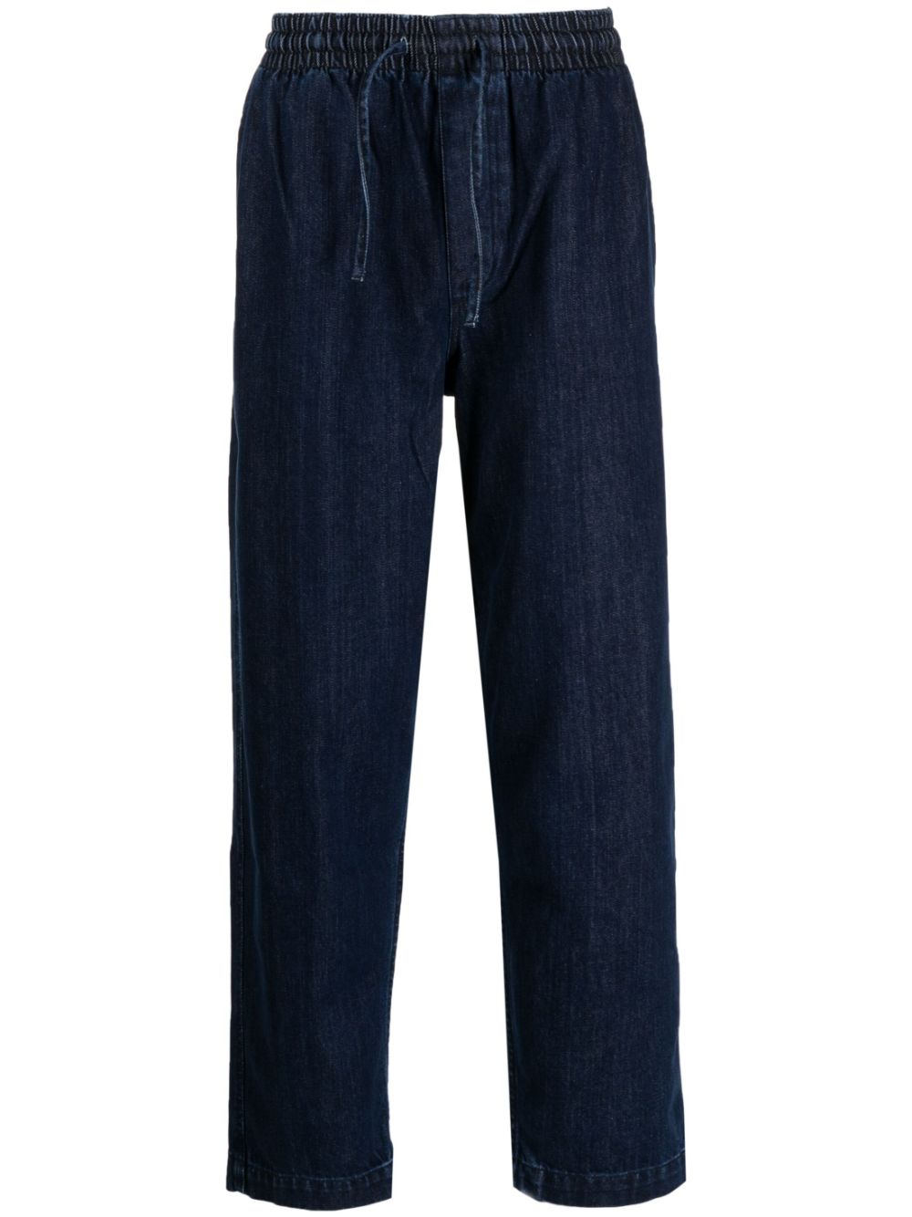 Alva drawstring denim skater trousers - Blue